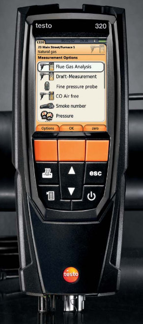 Testo 320 Combustion Analyzer