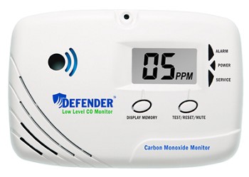 Defender LL6070 Low Level CO Alarm