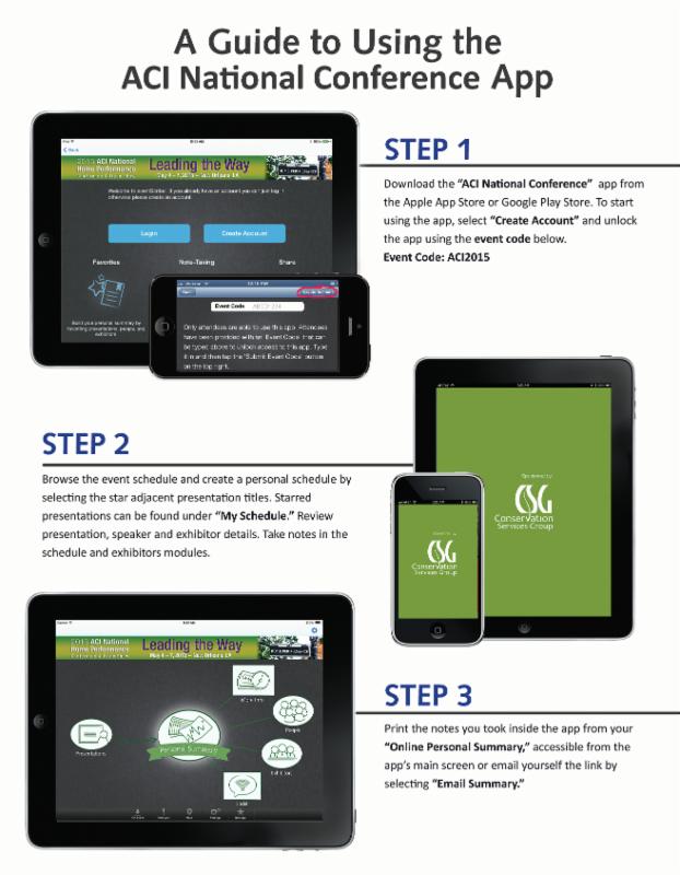 Conference app screenshot