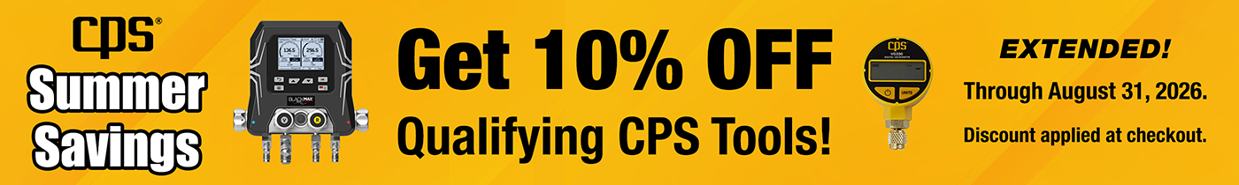 CPS Summer Savings – 10% off qualifying CPS tools through August 31, 2026