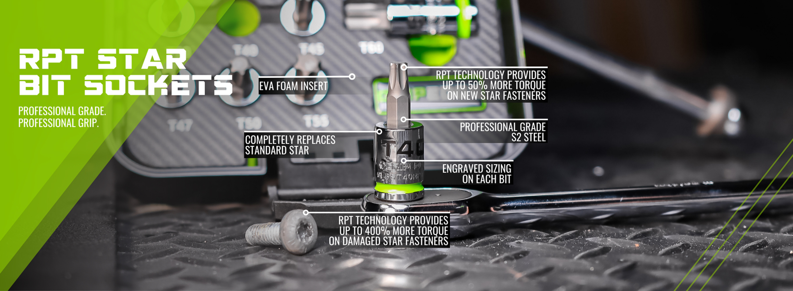 RPT Star Bit Socket Extractors. Replace your star bits.