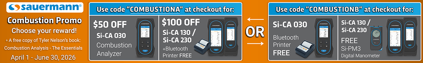 Sauermann Combustion Promo 2026