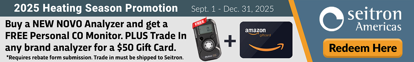Seitron Heating Season Promo 2025 is on. Get a free gift with NOVO and a gift card with trade in. Rebate form required.
