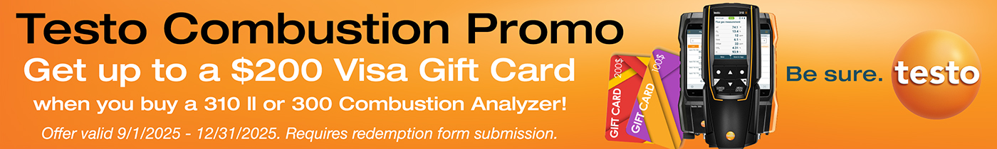Testo 2025 Combustion Promo