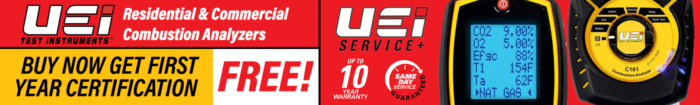 UEi 2024 Fall Combustion Analyzer Service Promo