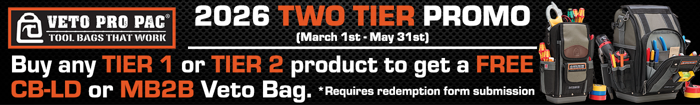 Veto Spring Promo Tier 1 and Tier 2 Products