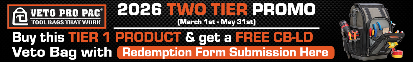 Tier 1 Products - Veto Two Tier Promo 2026